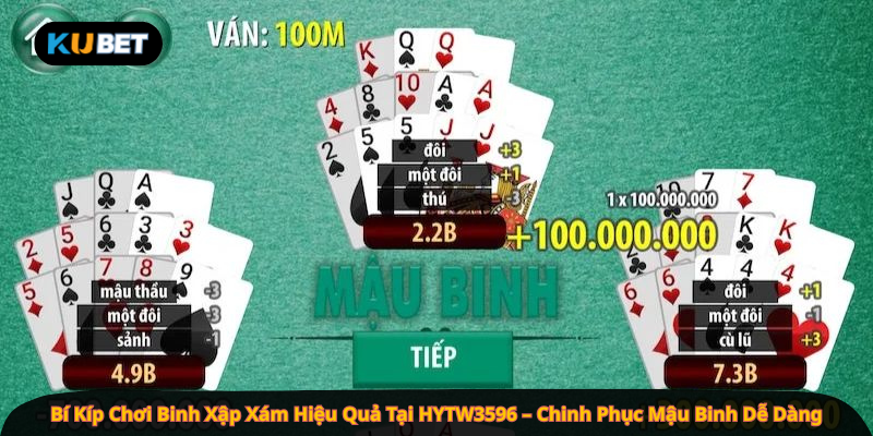 Bí Kíp Chơi Binh Xập Xám Hiệu Quả Tại HYTW3596 – Chinh Phục Mậu Binh Dễ Dàng